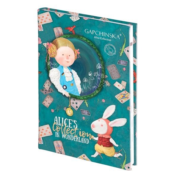 Ежедневник BRUNNEN 2018 недатированный GP Alice’s collection бирюзовый, А5