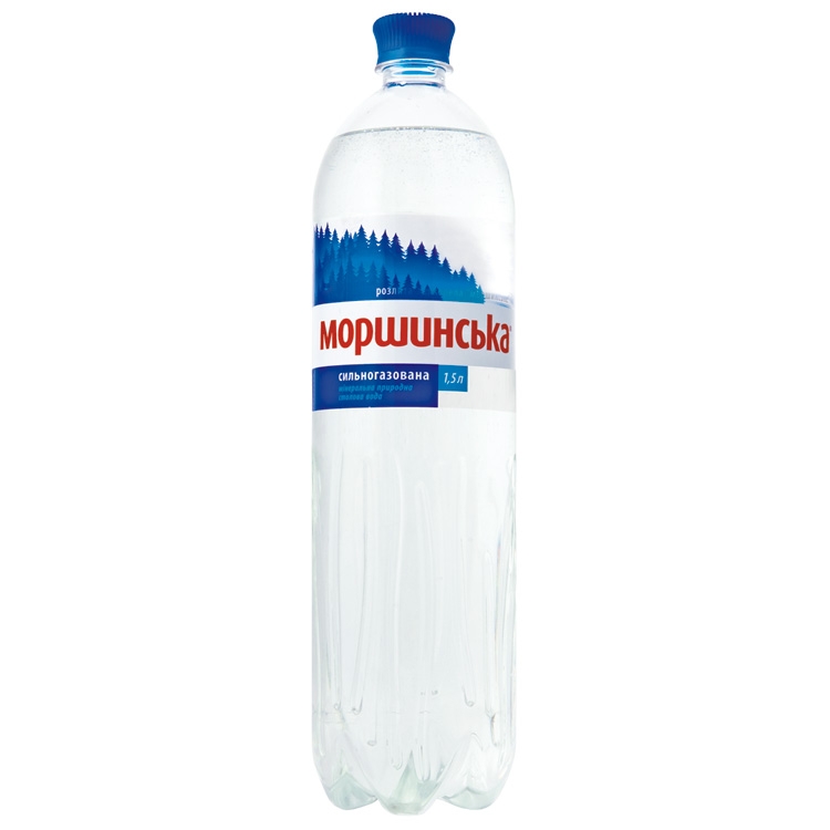 Вода минеральная сильногазированная Моршинская, 1,5 л, 6 шт/уп